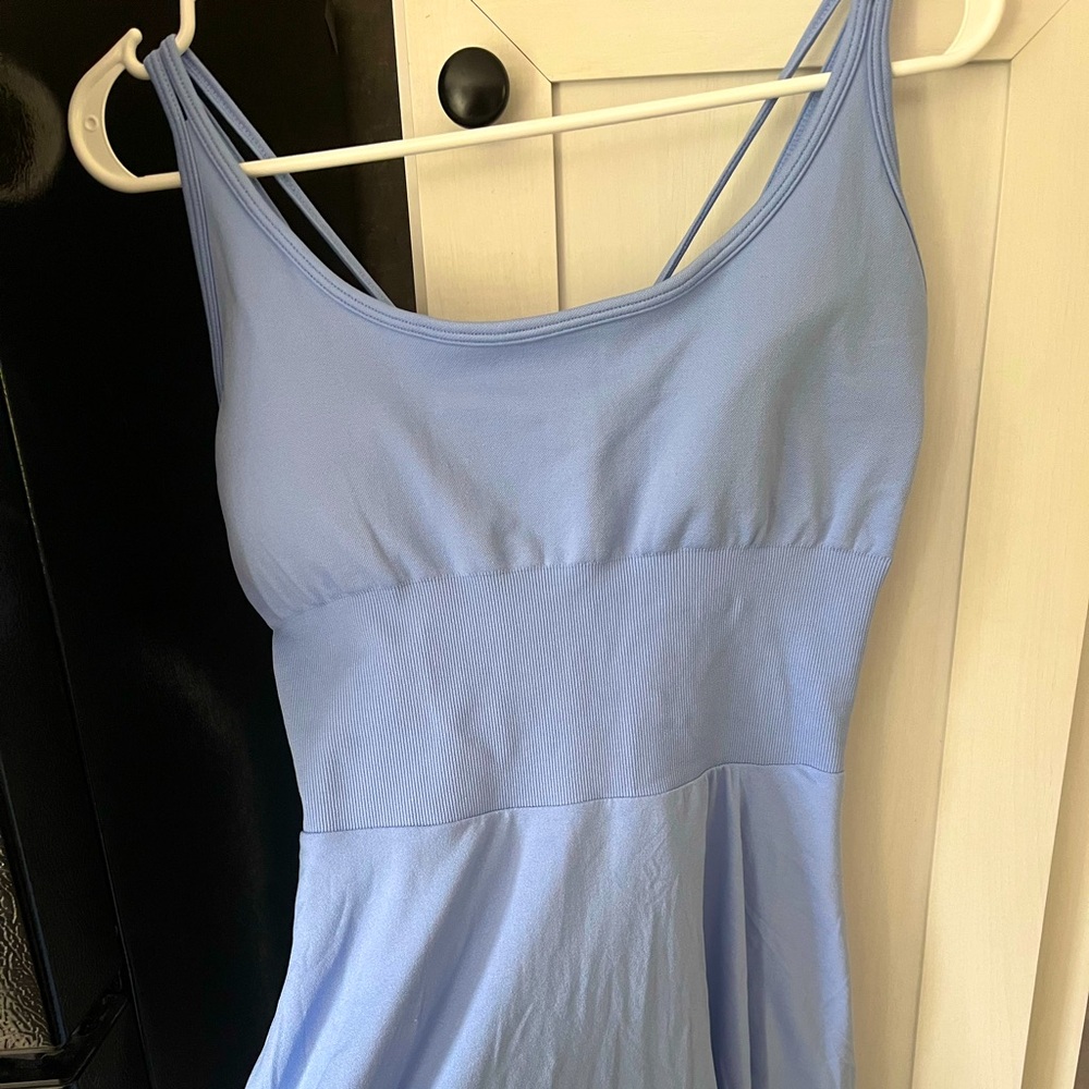 Athletic dress with cute crisscross back!